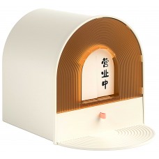 CARNO CAT TOILET KYOTO 47cmLx39cmWx49cmH-PURPLE,WHITE,GREEN 1pc/outer 