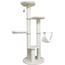 PEPETS CAT TREE 49x49x174cm MATERIAL:RUBBER WOOD POLE DIAMETER:11cm 1pc/outer 