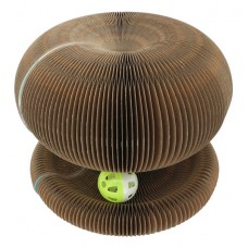 PEPETS INTERACTIVE CAT SCRATCHING BOARD TOY w/BALL 37cmDIA 32pcs/outer