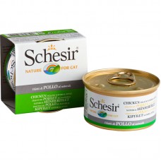 SCHESIR CHICKEN FILLETS NATURAL STYLE 85g (01064061) 14tins/tray, 4trays/outer
