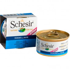 SCHESIR KITTEN TUNA W/ALOE 85g (01064100) 14tins/tray, 4trays/outer 