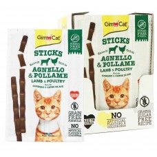 GIMCAT CAT STICKS LAMB & POULTRY x4/20g 24pcs/box