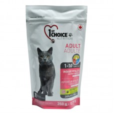 1ST CHOICE CAT ADULT INDOOR VITALITY CHICKEN 350g 16bags/outer