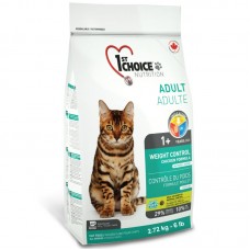 1ST CHOICE CAT ADULT WEIGHT CONTROL FORMULA CHICKEN 2.72kg 4bags/outer