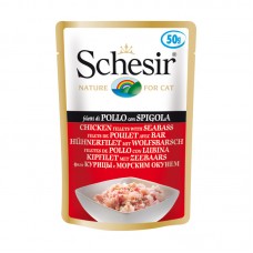 SCHESIR CHICKEN FILLETS w/SEABASS 50g (3206) 30pcs/tray