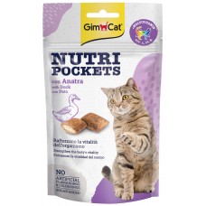 GIMCAT NUTRI POCKETS WITH DUCK 60g 12pcs/outer