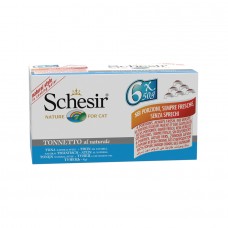 SCHESIR TUNA NATURAL STYLE 50g 6pcs/box, 8boxes/outer 
