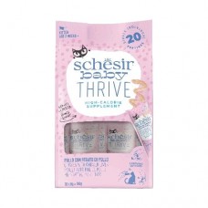 SCHESIR BABY THRIVE CHICKEN w/CHICKEN LIVER 20x8g (25200154) 8pkts/box, 4boxes/outer
