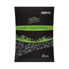 AQUAEL DECORIS BASALT GRAVEL 2-4mm 2kg (114040) 8pcs/outer 