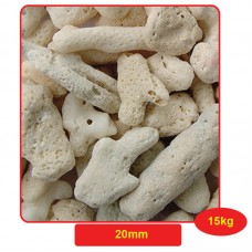 CORAL SAND EXTRA LARGE 20mm 15kgs/bag.