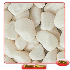 SKY WHITE 20kgs - SMOOTH EXTRA LARGE 10mm-20mm 20kgs/bag.