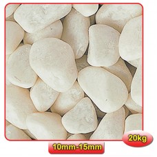SKY WHITE 20kgs - SMOOTH LARGE 10mm-15mm 20kgs/bag.