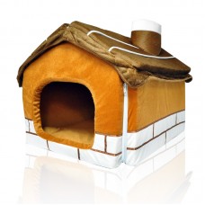 PET COTTON HOUSE - CHIMNEY size:52cmx53cmx48cm 1pc/outer
