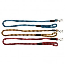 P.P. BRAIDED DOG LEASH 6mm x 144" 2 COLORS MIXED:KB,KY,KR 