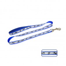 PU PADDED LEAD 10mm x 48"-BLUE Loose packing