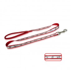 PU PADDED LEAD 15mm x 48" - RED Loose packing 