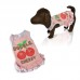 DOG DRESS - PINK & DOUBLE CHERRY SIZE : 12 1pc/pack, loose packing  