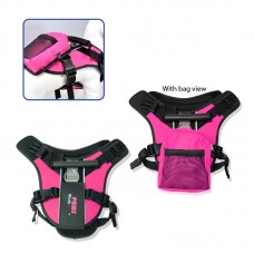 TRAVEL HARNESS WITH PK POCKET - S PINK 25pcs/outer