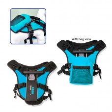 TRAVEL HARNESS WITH PK POCKET - S BLUE 25pcs/outer