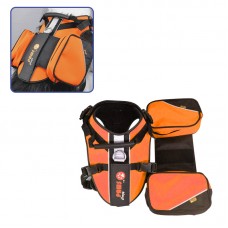 TRAVEL HARNESS WITH PK POCKET - XL ORANGE 25pcs/outer