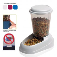 FERPLAST ZENITH FOOD DISPENSER ASSORTED COLOURS 29.2cmx20.2cmx28.8cm 3pcs/outer