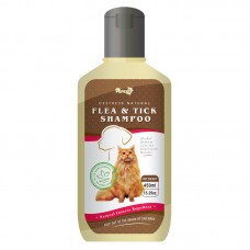 PEPETS DESTRESS NATURAL FLEA & TICK SHAMPOO 450ml 24pcs/outer 