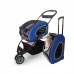 IBIYAYA 5 IN 1 COMBO EVA STROLLER BLUE Cabin size:50cmLx30cmWx34cmH Stroller size:76cmLx47cmWx92cmH 