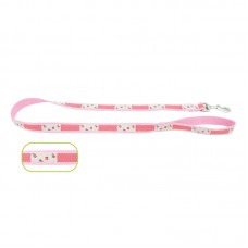 NYLON DOG LEAD 25mm x 48" - FAIRY PINK loose packing
