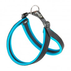 FERPLAST HARNESS AGILA FLUO 2 - BLUE 15mm min:37cm max:45cm 2pcs/pkt, loose packing  