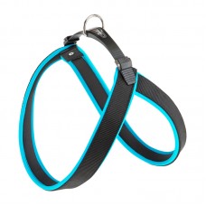 FERPLAST HARNESS AGILA FLUO 6 - BLUE 25mm min:57cm max:65cm 2pcs/pkt, loose packing 