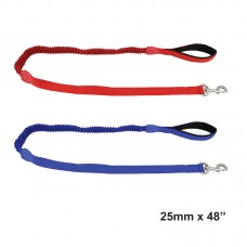LUXURY ELASTIC LEAD 25mmx48" - BLUE/RED 90pcs/outer