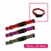 DOGLEMI NYLON DOG COLLAR 15mm x 30~45cm - RED, PURPLE, GREEN 1pc/pkt 
