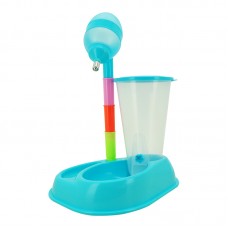 MULTIPURPOSE PET DRINKING BOTTLE 600ml w/FOOD FEEDER 2500ml-BLUE,GREEN,PINK,YELLOW 20pcs/outer 