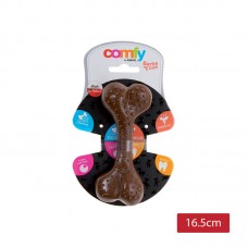 COMFY TOY BARBECUE BONE BROWN 16.5cm (121461) 6pcs/bag, 60pcs/outer 