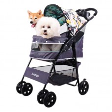 IBIYAYA CLOUD 9 PET STROLLER -MINT GREEN cabin:57cmLx34cmWx55.5cmH, stroller:51cmLx85cmWx98cmH  