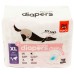 FOFOS DIAPER FEMALE DOG XL 12pcs (WAIST SIZE 43-65cm) (DCF18572) 12pcs/bag, 16bags/outer  