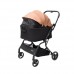 IBIYAYA HUE-GO DETACHABLE PET STROLLER & CAPSULE - BRICK RED 1pc/outer  