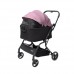 IBIYAYA HUE-GO DETACHABLE PET STROLLER & CAPSULE - DUSTY PINK 1pc/outer  