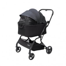 IBIYAYA HUE-GO DETACHABLE PET STROLLER & CAPSULE - STONE GRAY 1pc/outer 