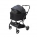 IBIYAYA HUE-GO DETACHABLE PET STROLLER & CAPSULE - STONE GRAY 1pc/outer  