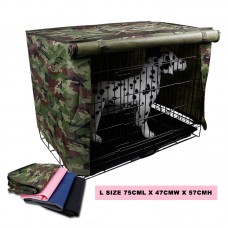 DOGLEMI WATERPROOF PET CAGE COVER SIZE : L 75cmLx47cmWx51cmH 1pc/pkt 