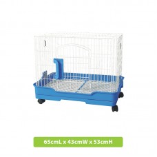 PEPETS DOG CAGE 65cmLx43cmWx53cmH - BLUE 1pc/outer