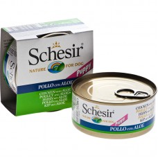 SCHESIR PUPPY CHICKEN w/ALOE 150g (689) 10tins/tray, 4trays/outer