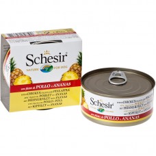SCHESIR CHICKEN FILLETS w/PINEAPPLE 150g (371) 10tins/tray, 4trays/outer