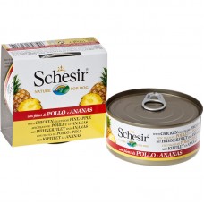 SCHESIR CHICKEN FILLETS w/PINEAPPLE 150g (371) 10tins/tray, 4trays/outer 