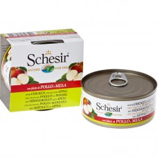 SCHESIR CHICKEN FILLETS w/APPLE 150g (372) 10tins/tray, 4trays/outer