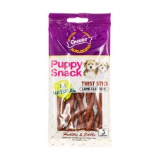 GNAWLERS TWIST STICK LAMB FLAVOUR x5/80g 12pcs/bag, 72pcs/outer 