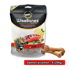 GNAWLERS WISEBONES SALMON w/LEMON - SMALL 200g 36pcs/outer  