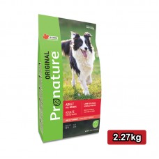 PRONATURE ORIGINAL ADULT ALL BREEDS LAMB w/PEAS & BARLEY RECIPE 2.27kg 4bags/outer 