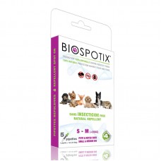 BIOSPOTIX SMALL & MEDIUM DOG REPELLENT SPOT ON 5ml 12pcs/outer